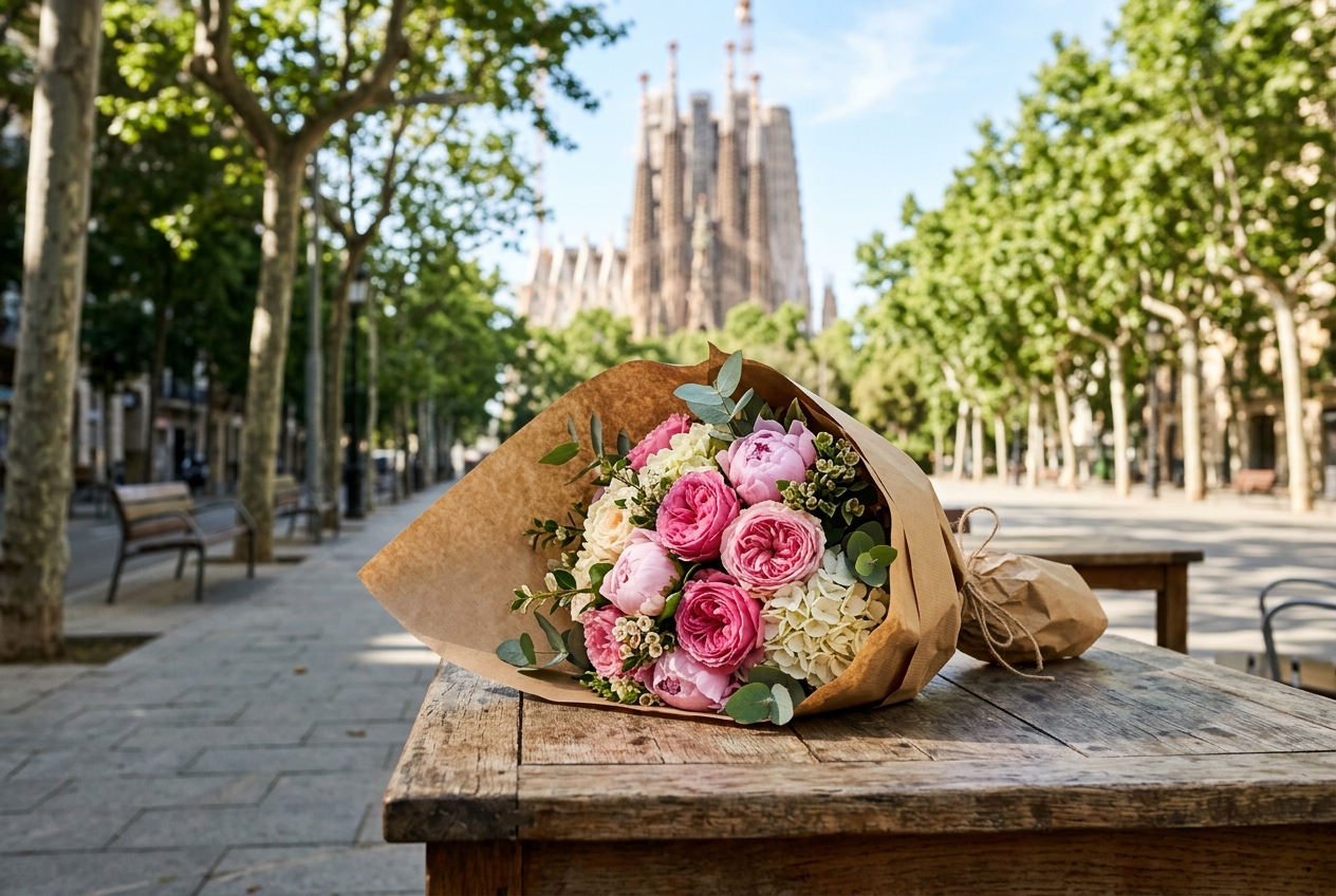 Flower Delivery in Barcelona: How to Order a Bouquet from Abroad — Districts, Hotels, Addresses and Real Prices