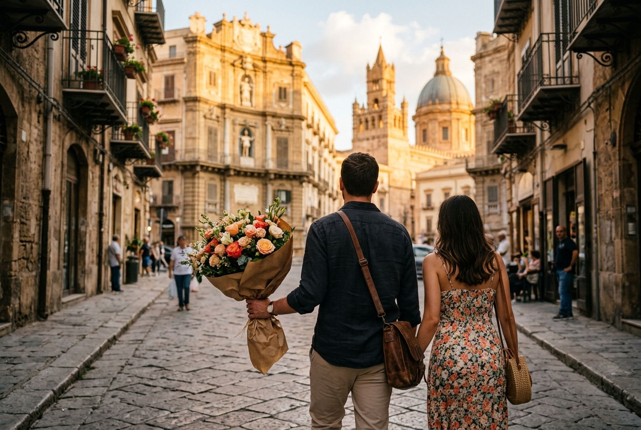 The Most Romantic Places in Palermo to Surprise Your Partner With Flowers