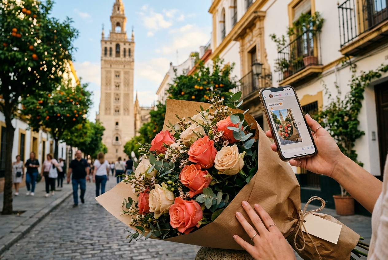 How to Send Flowers to Seville From Abroad: Details, Paying in Euros, Foreign Phone Numbers, Hotels