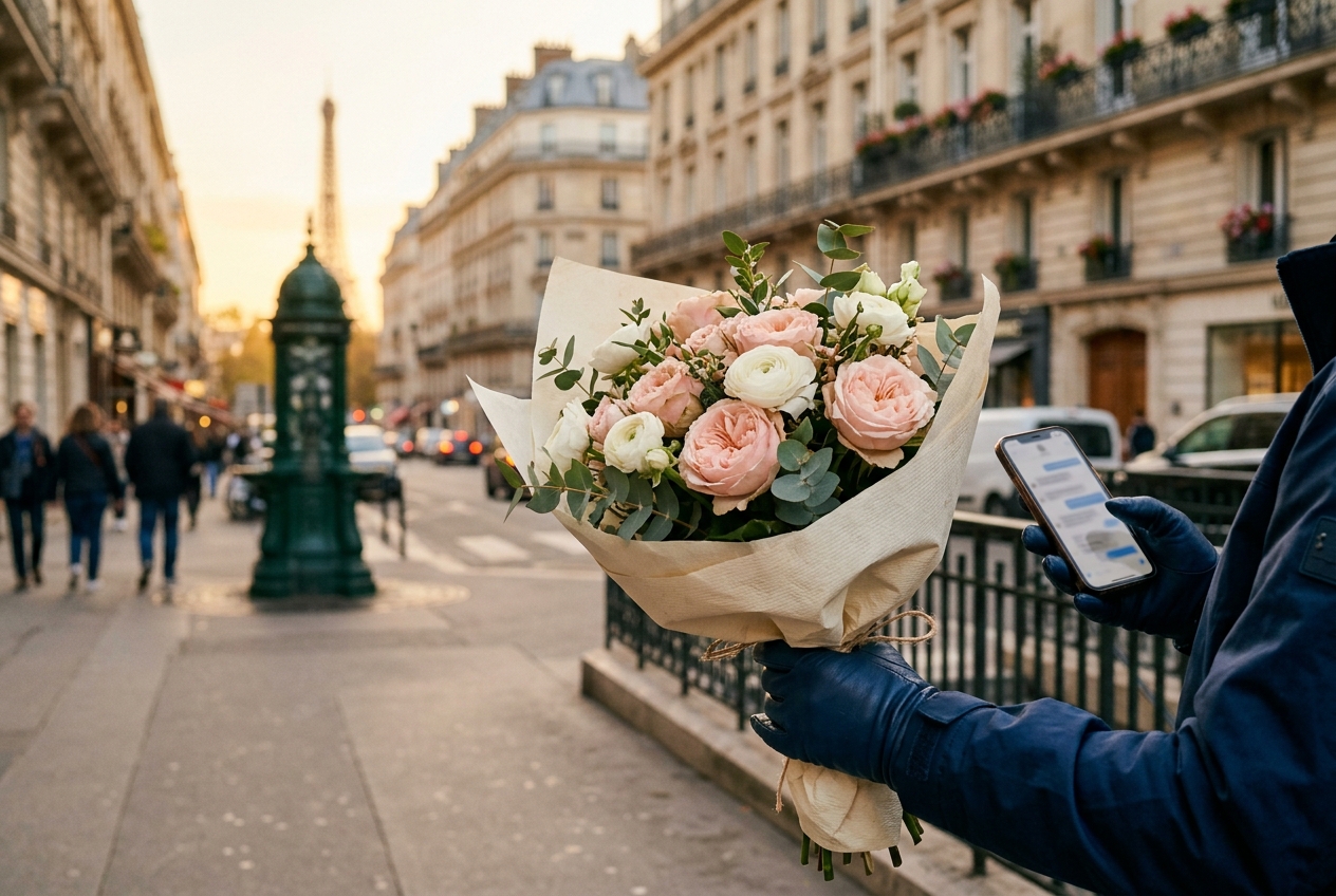 I Want to Order Flowers in Paris — How Do I Do It: Step by Step, with Arrondissements, Paris Time, French Etiquette and Prices