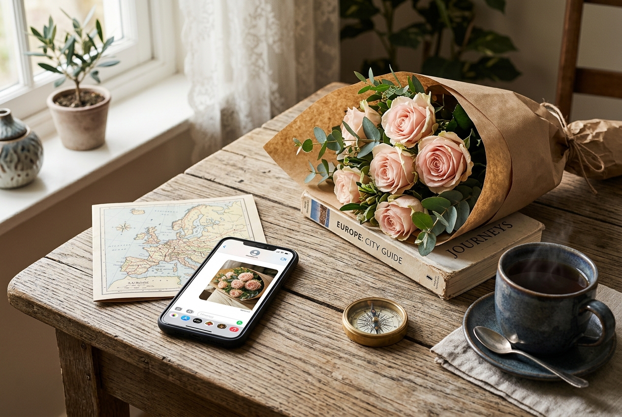 How to Send Flowers to Europe from Russia in 2026: Paying with a Russian Card, Crypto, Time Zones and Deadlines