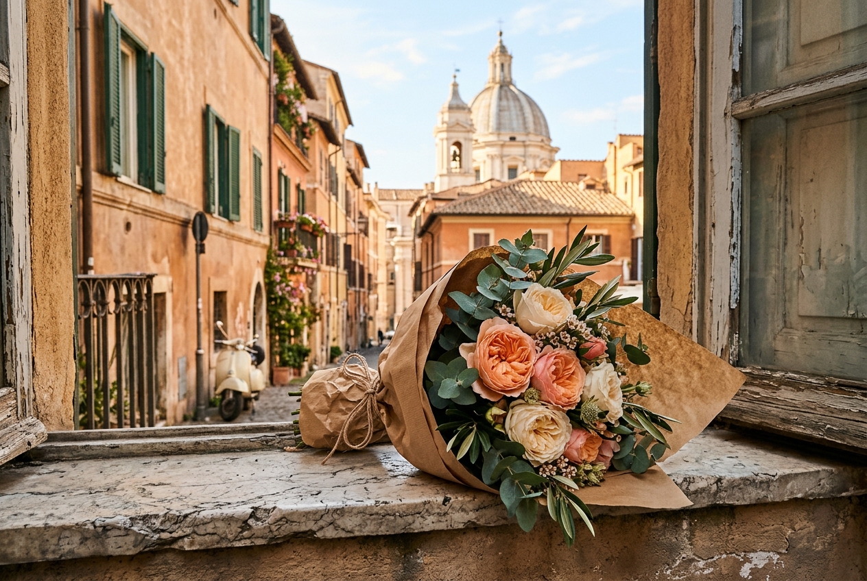 How Much Do Flowers Cost in Rome: Real Euro Prices for Bouquets, Boxes and 100+ Stems, What Makes Up the Price and What Is Already Included