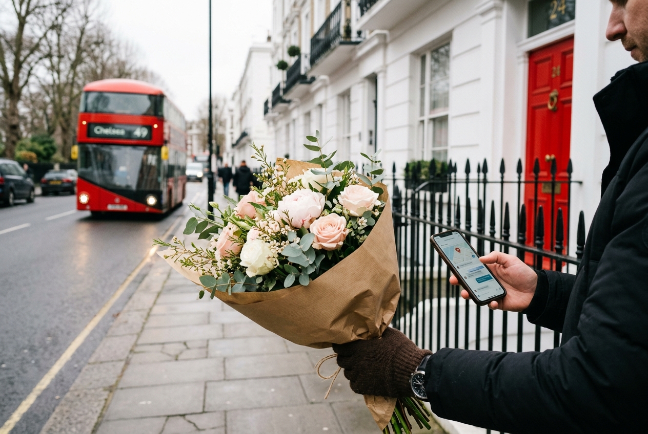 How to Order Flowers in London from Another Country: Hotel, Mansion Block or Townhouse, the Postcode, London Time and Paying in Pounds Any Way You Like