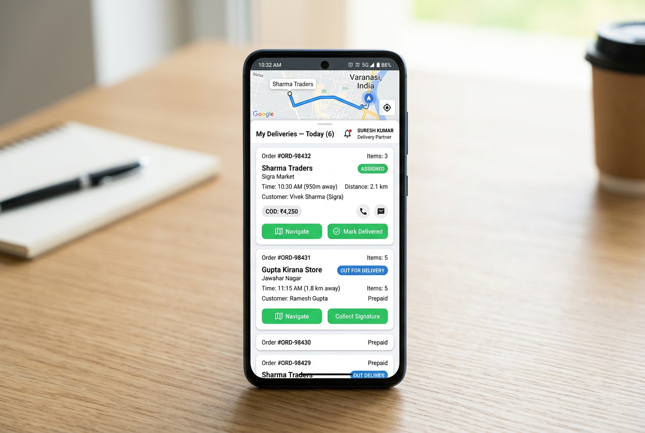 Delivery Boy App