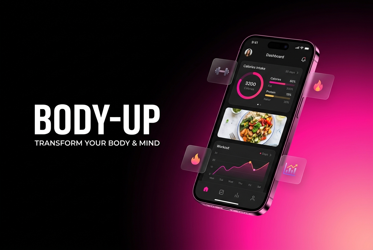 L'application Body-Up sur smartphone