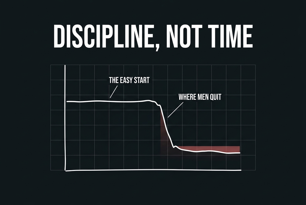 Discipline, not time