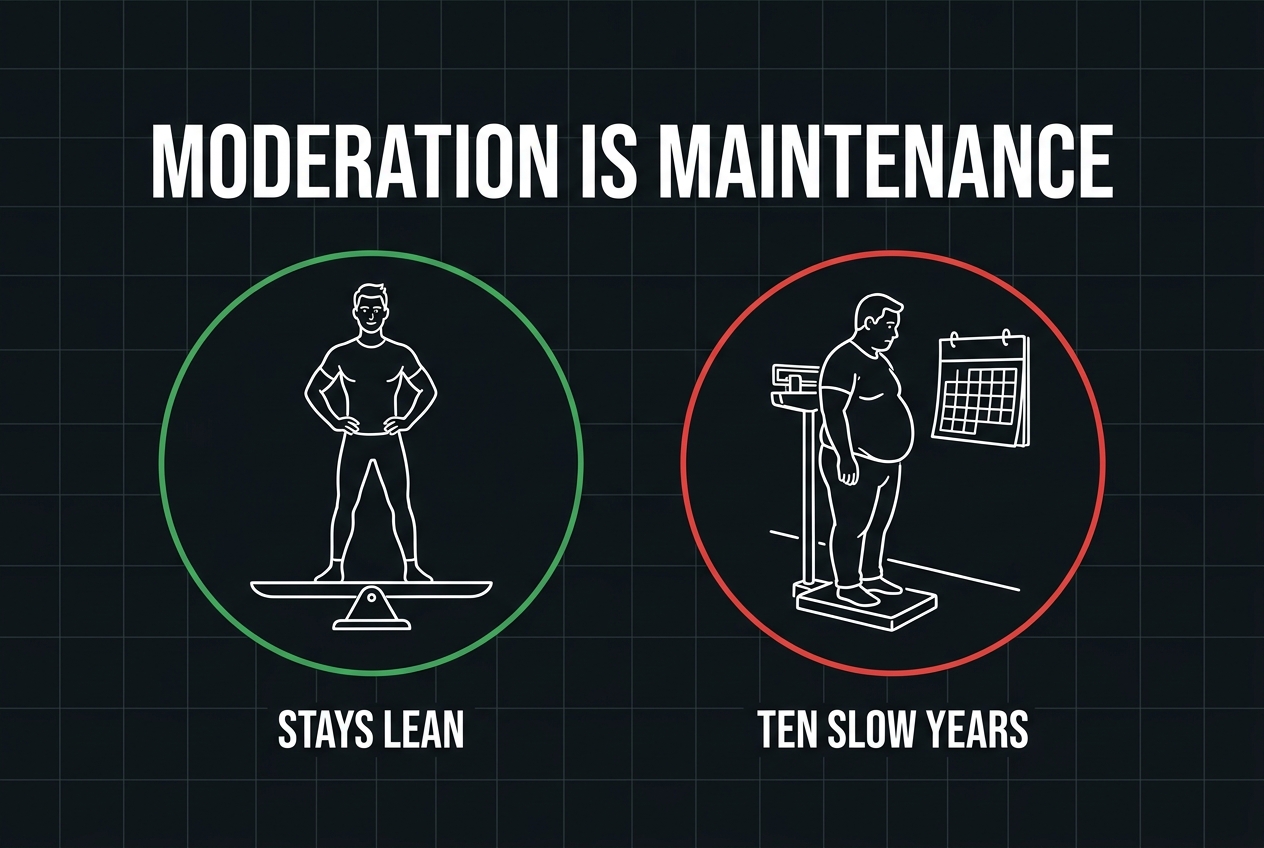 Moderation is maintenance