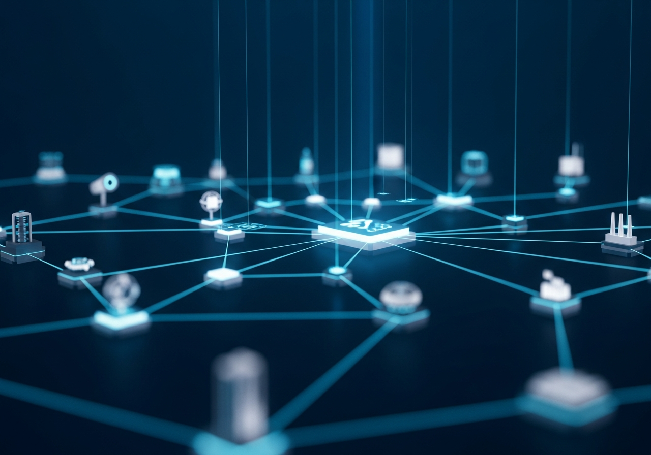 AI and IoT network visualization