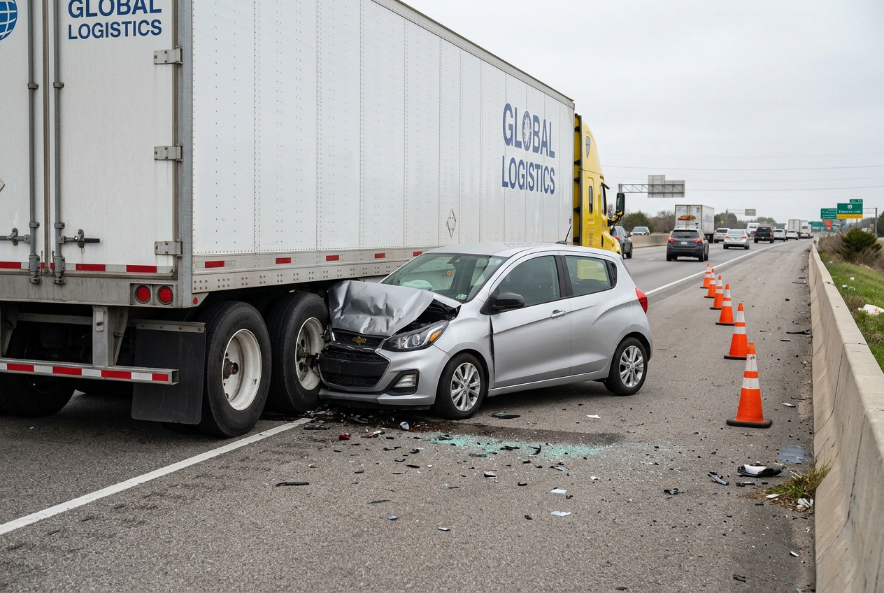Commercial Truck Collision