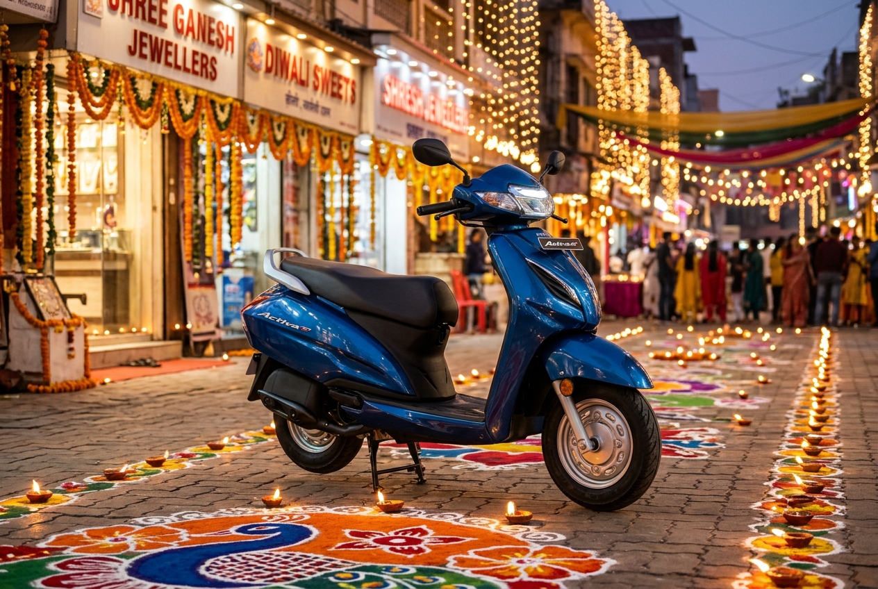 Honda Activa (Blue)