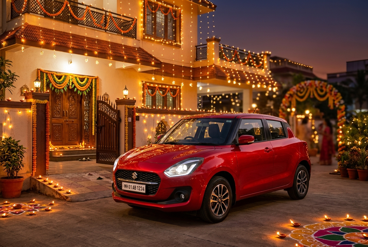 Maruti Swift (Red)