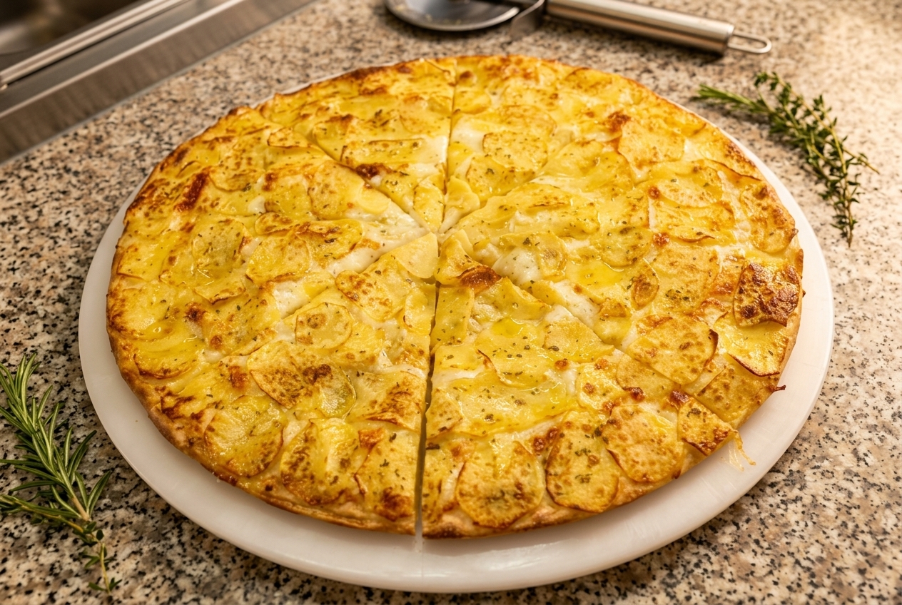Pizza con patate