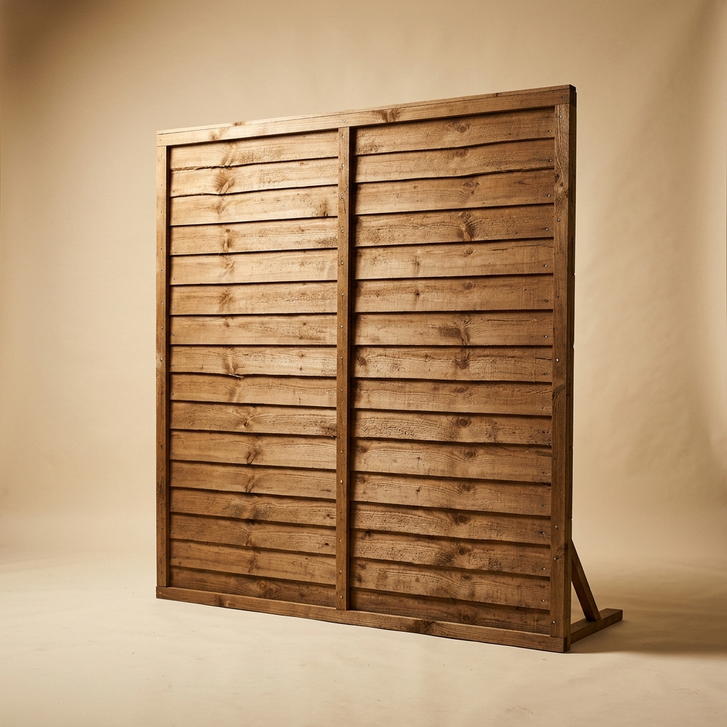 1.83m Overlap Lap Fence Panel (6ft × 6ft)