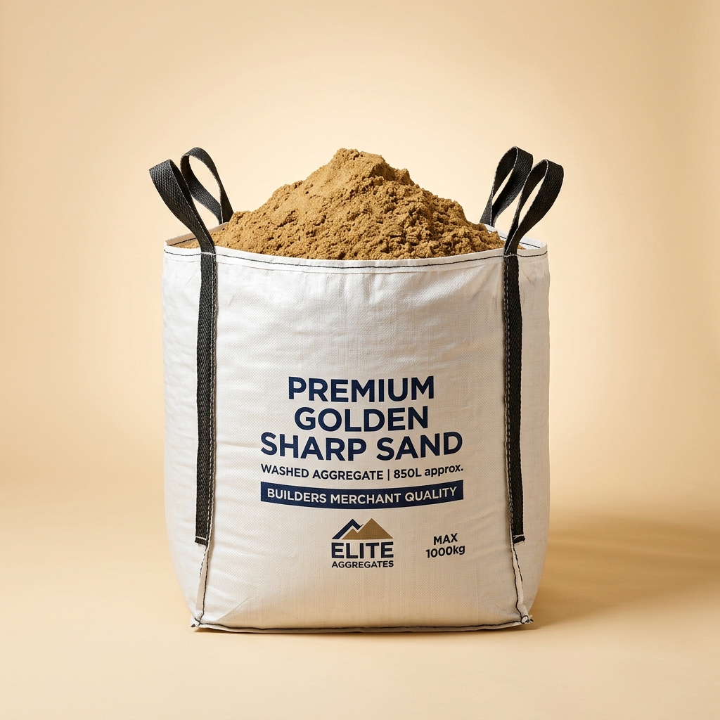 850 Litre Bulk Bag — Golden Sharp Sand