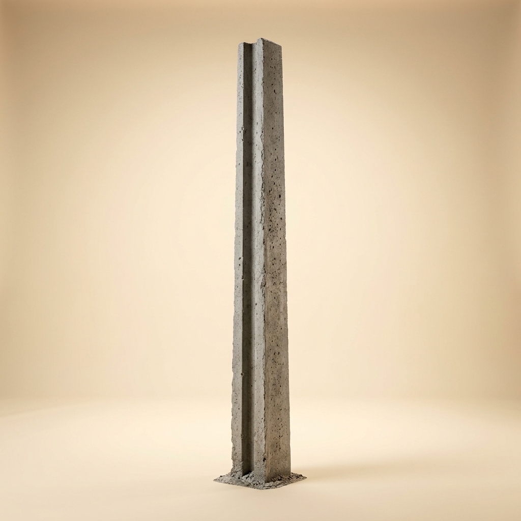 2.4m Concrete Fence Post (Slotted)