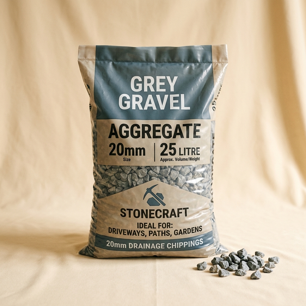 25 Litre Grey Gravel Sack