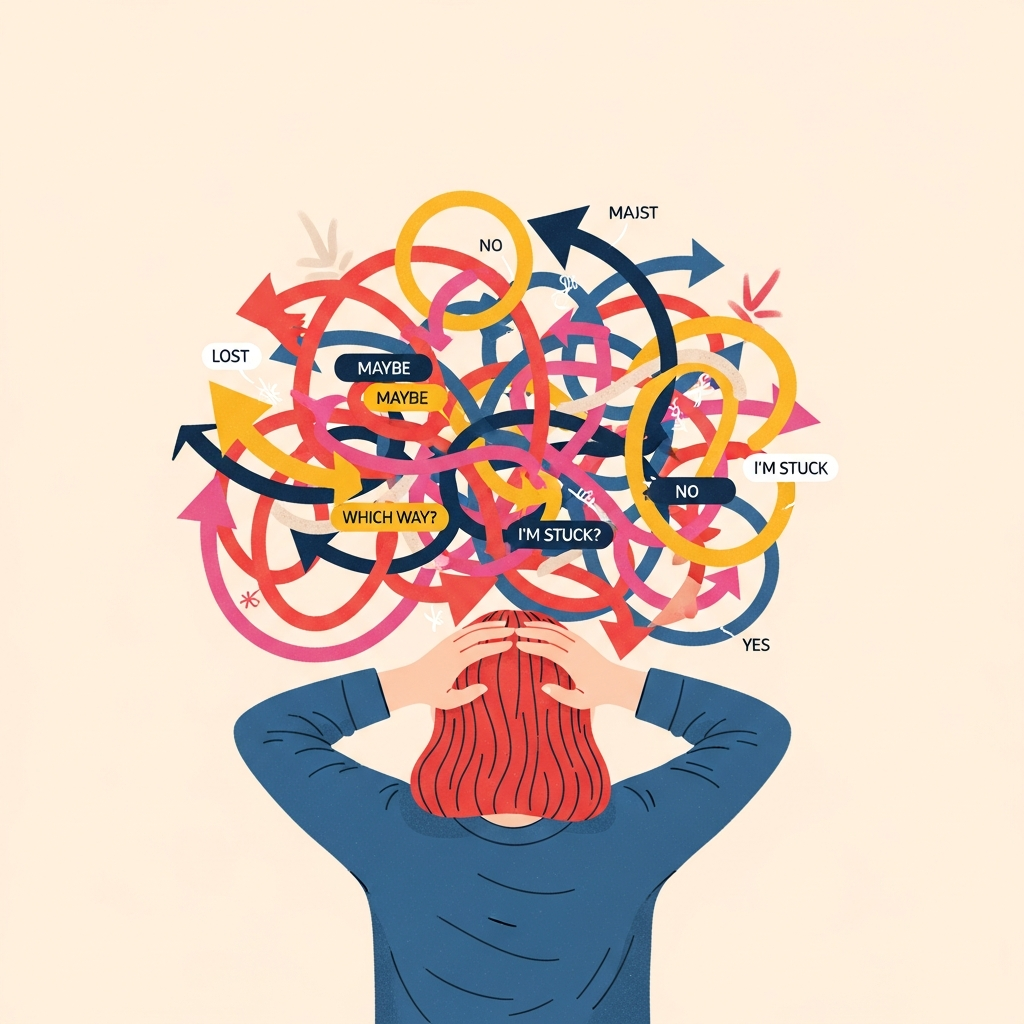 Feeling stuck with too many directions