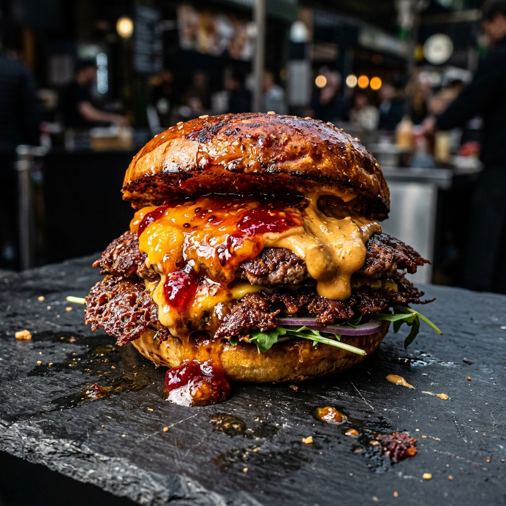PB&J Smash Burger