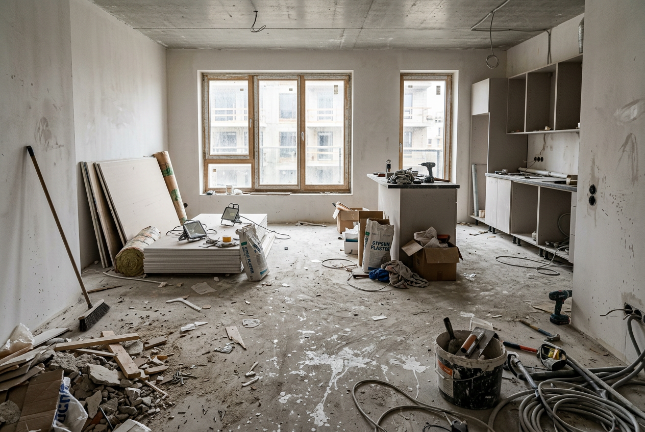 Nettoyage de fin de chantier