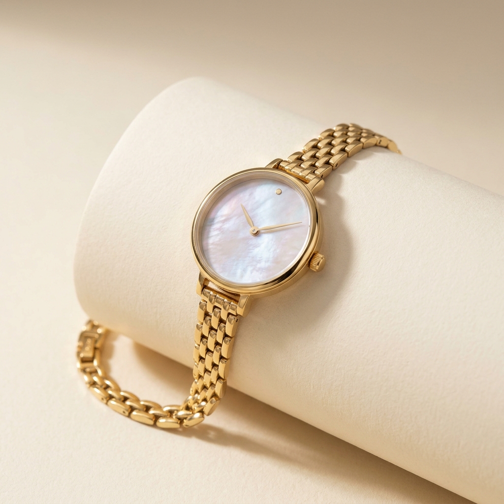 Noor Leather Strap Watch — view 2