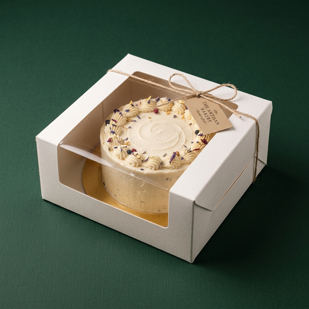 Clear-Window Cake Box 10"