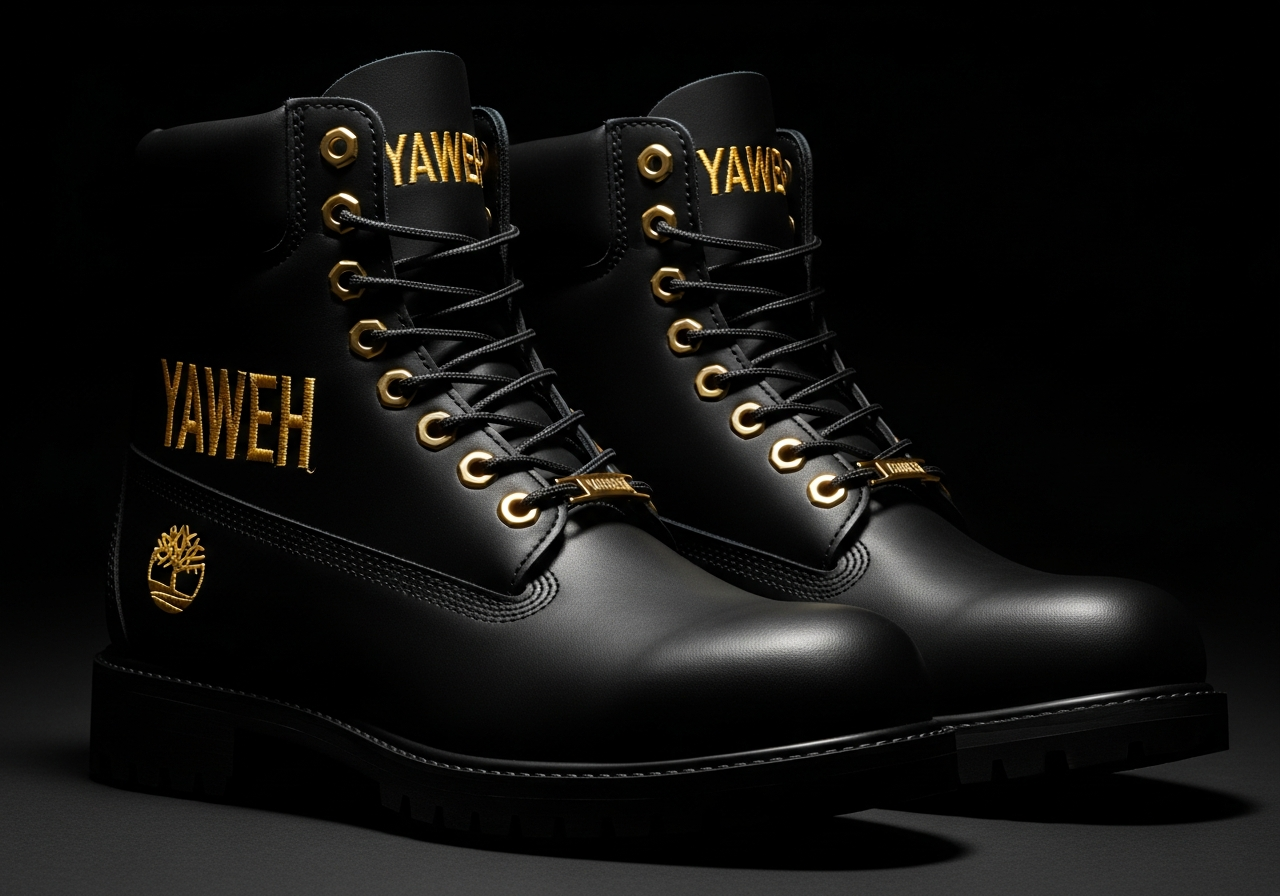 YAWEH Black Gold Timbs