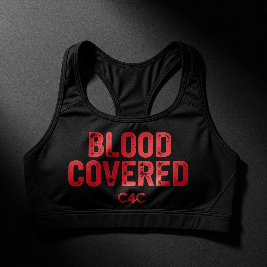 Blood Covered Sports Bra