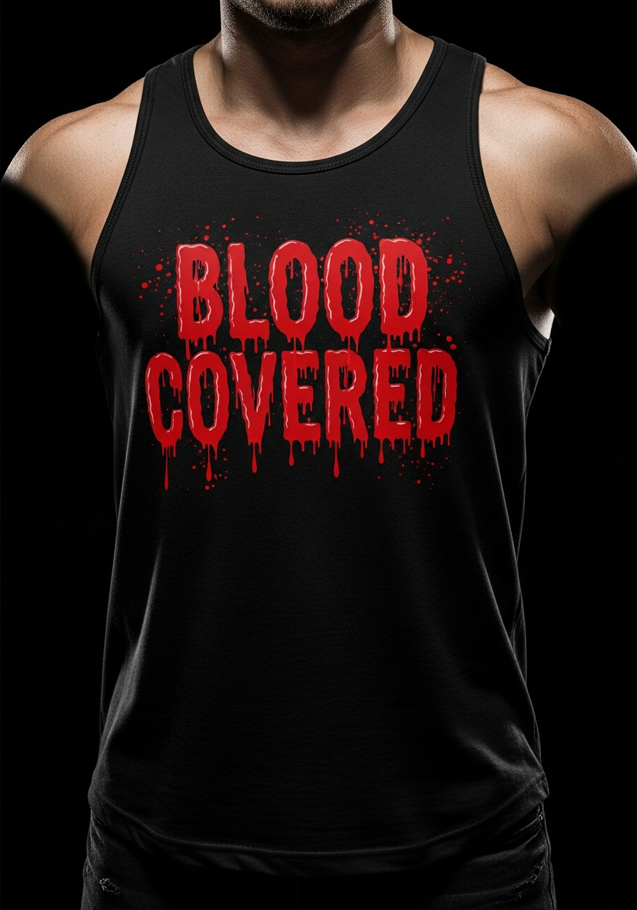 Blood Covered Tank Top