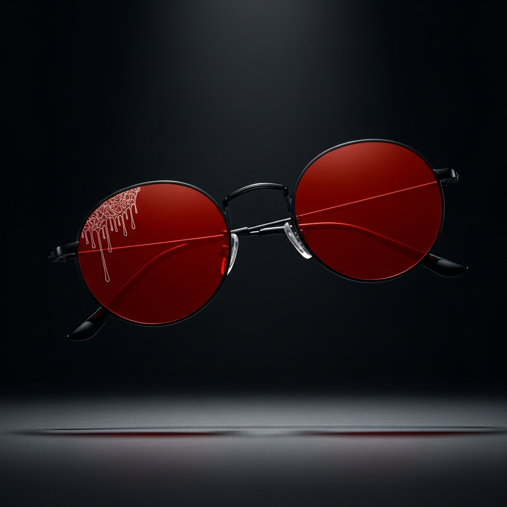 Blood Drip Aviator Shades