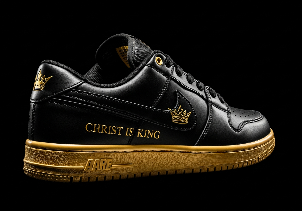 CHRIST IS KING Low Tops