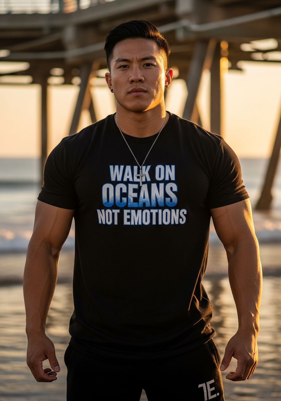 Walk On Oceans Not Emotions Tee