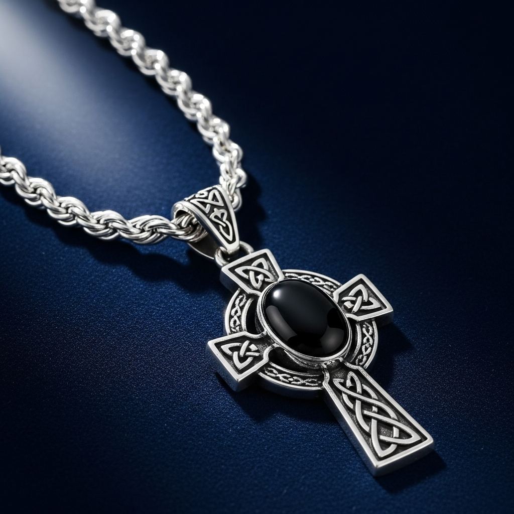 Blood Cross Chain - Silver