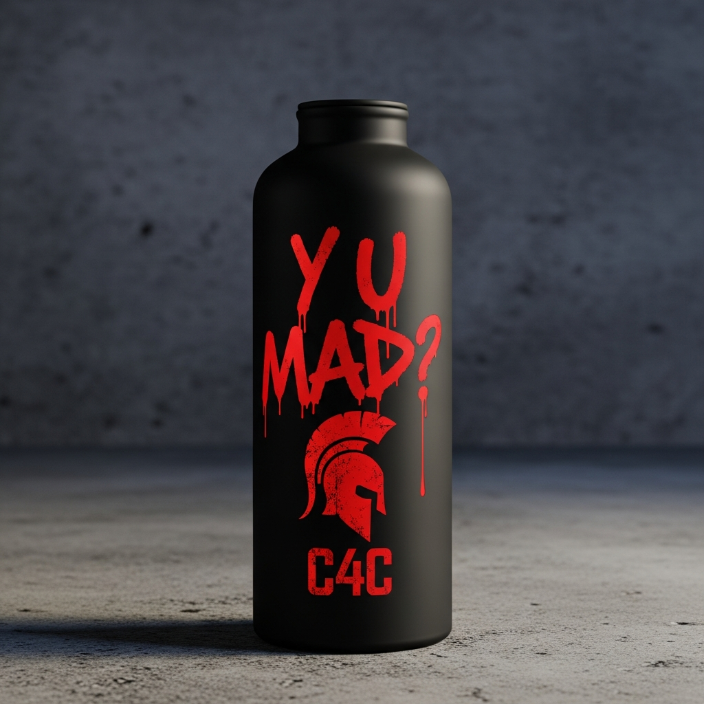 Y U Mad? Water Bottle