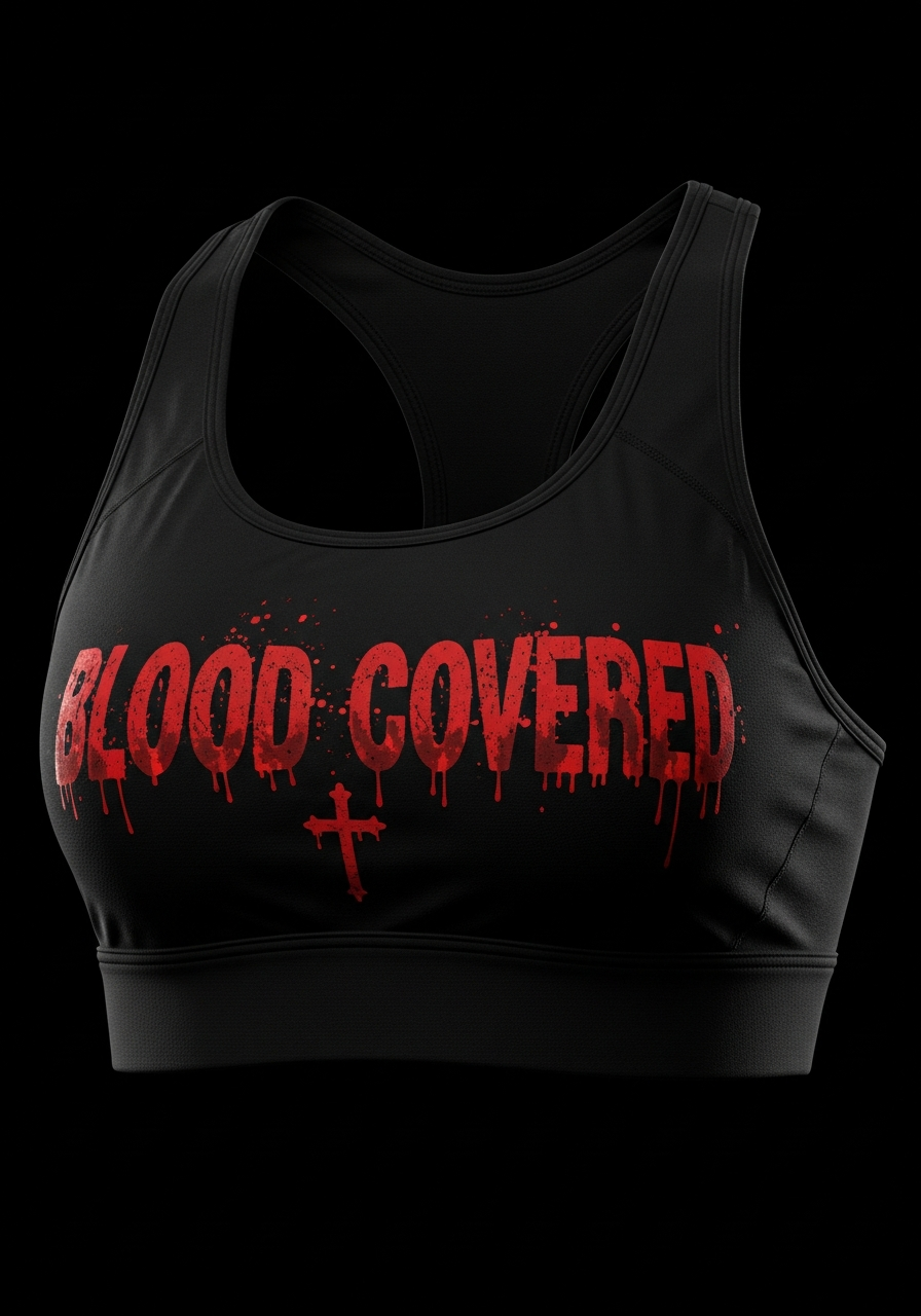 Blood Covered Sports Bra