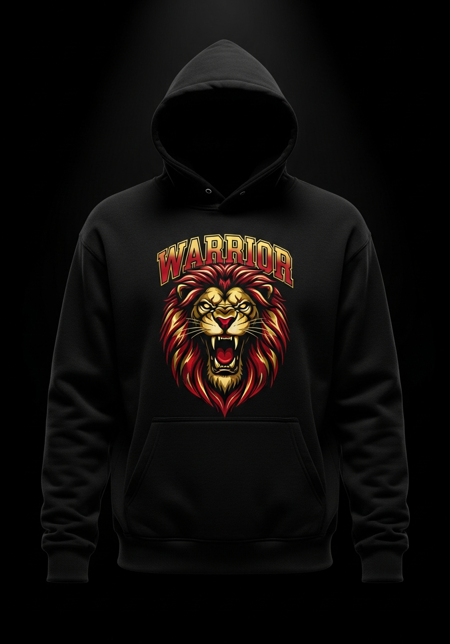 Warrior Lion Hoodie