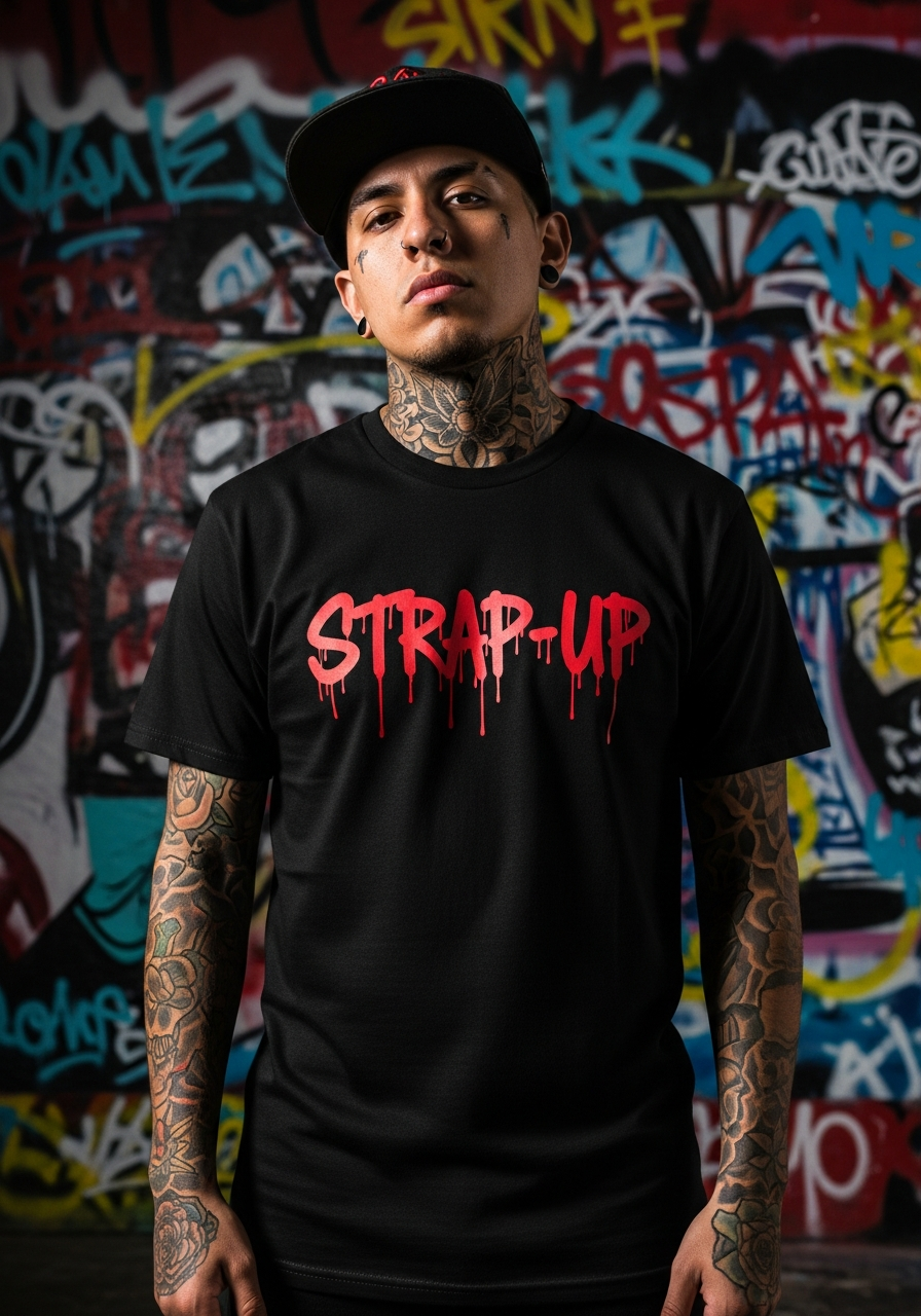 STRAP-UP Blood Drip Tee
