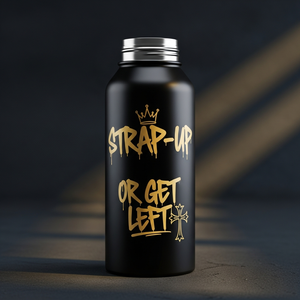STRAP-UP Or Get Left Bottle