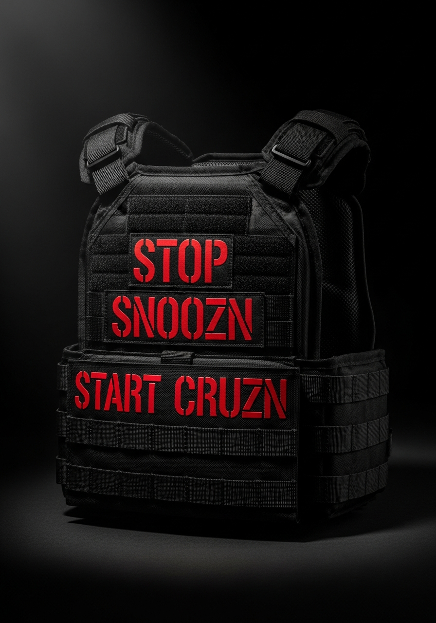 Stop Snooz'n Start Cruz'n Vest