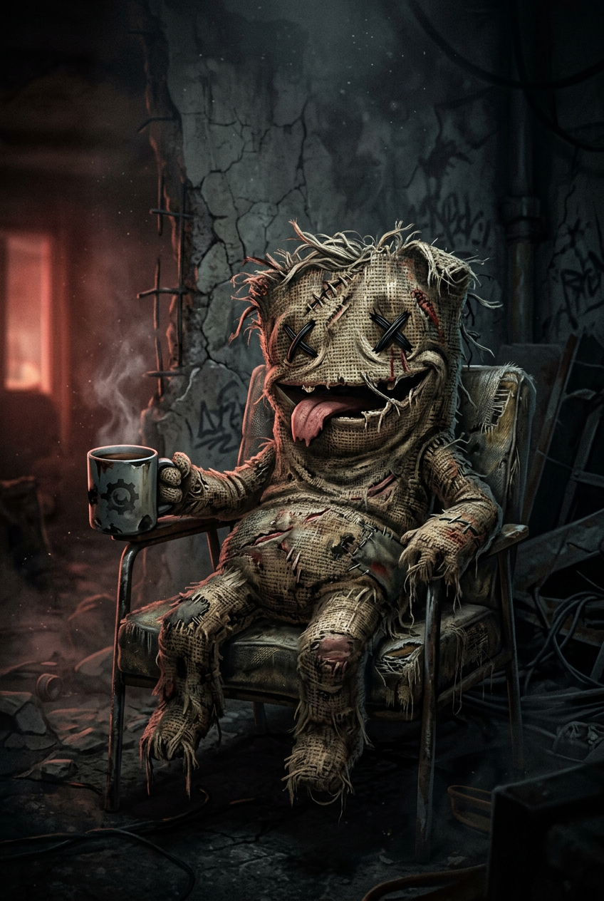 Ruggy with coffee