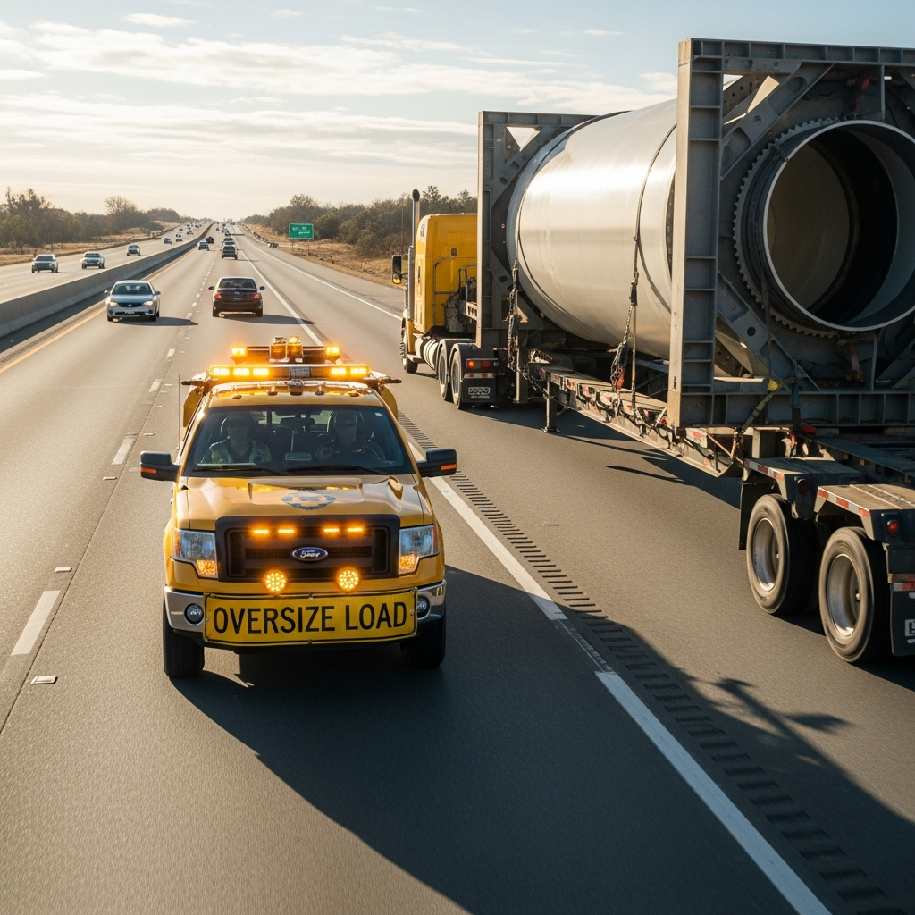 Pilot car escort