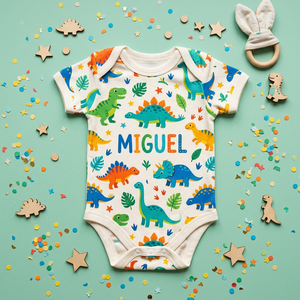 Corpinho Personalizado — Dinossauros