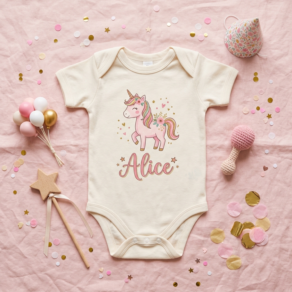 Corpinho Personalizado — Unicórnio