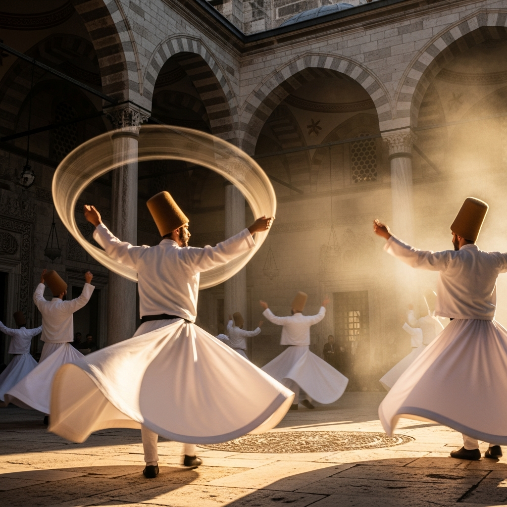 Whirling dervishes