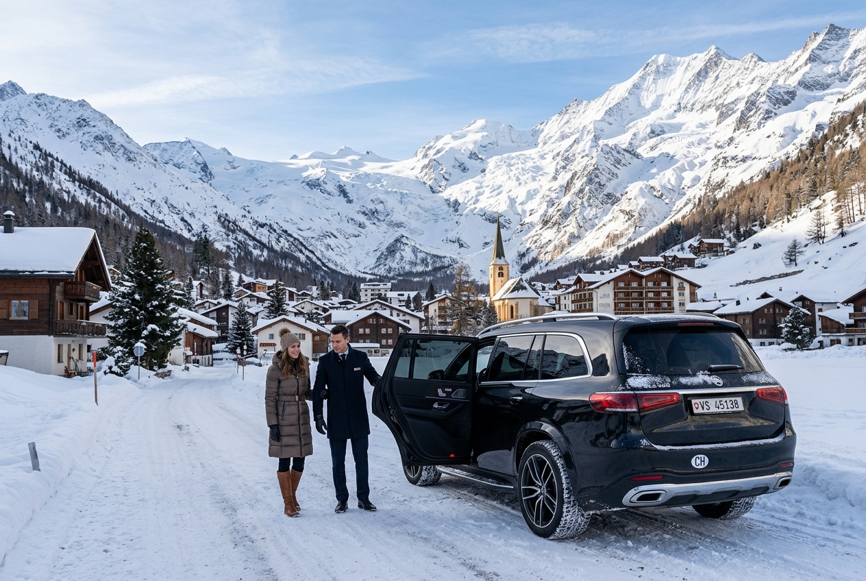 Taxi Saas-Fee Flughafen