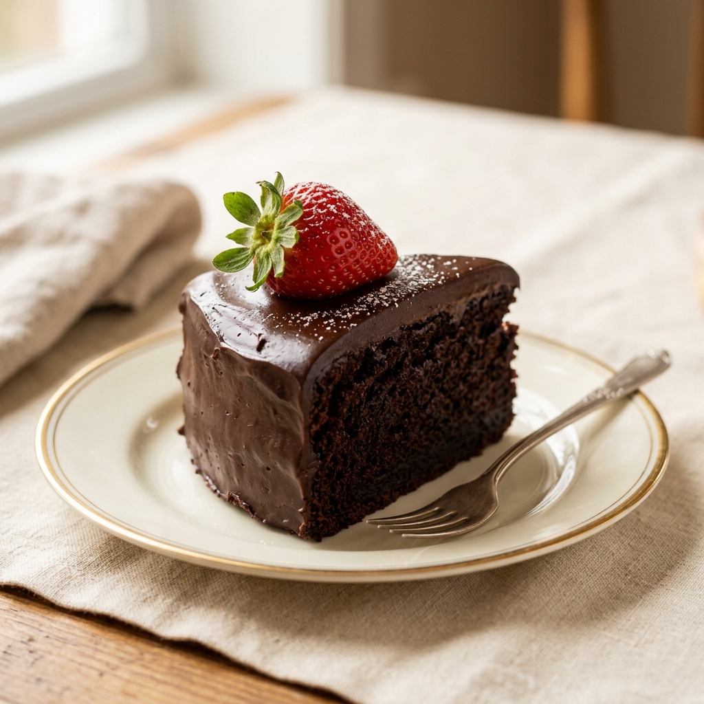 Eggless Chocolate Cake