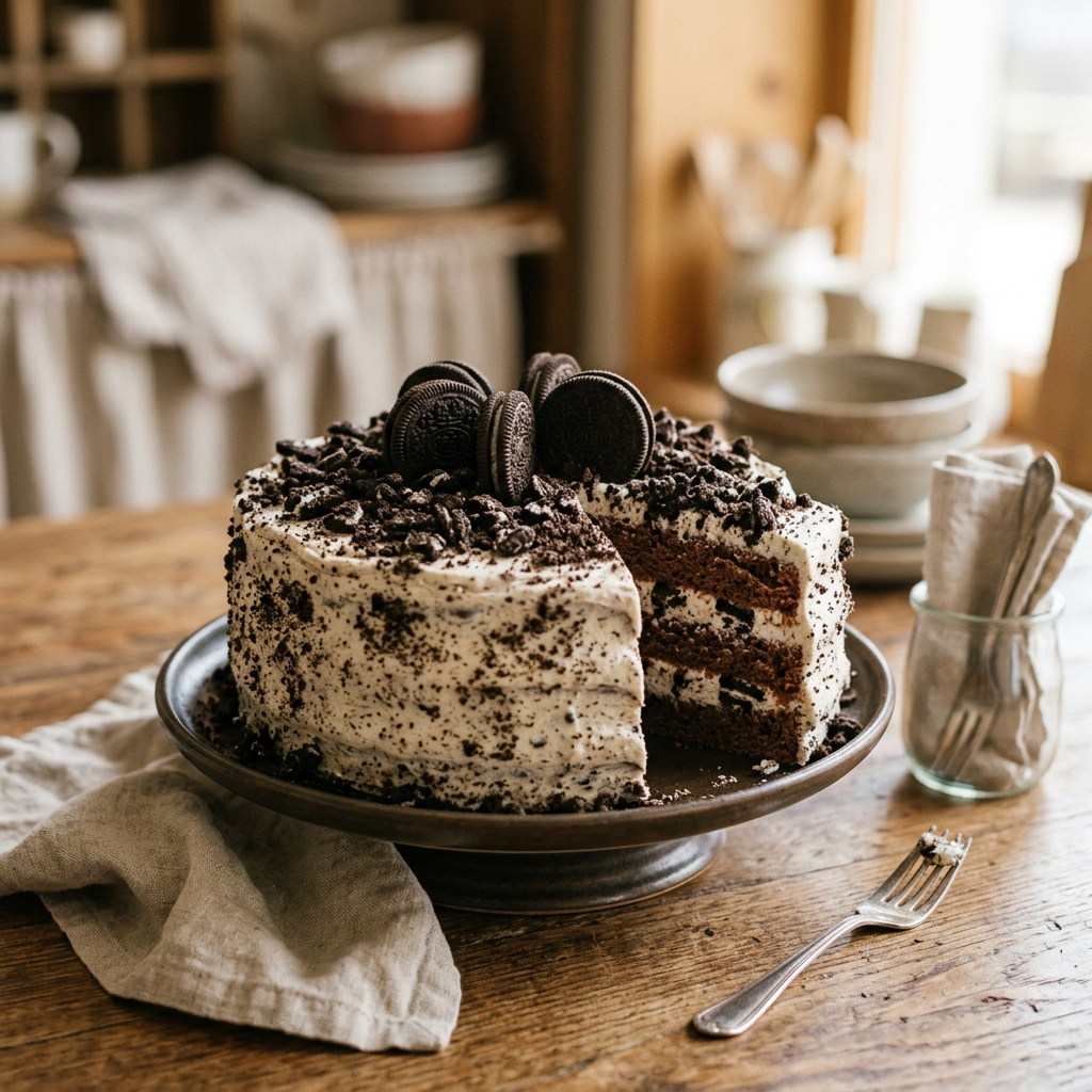 Oreo Cookies & Cream Cake