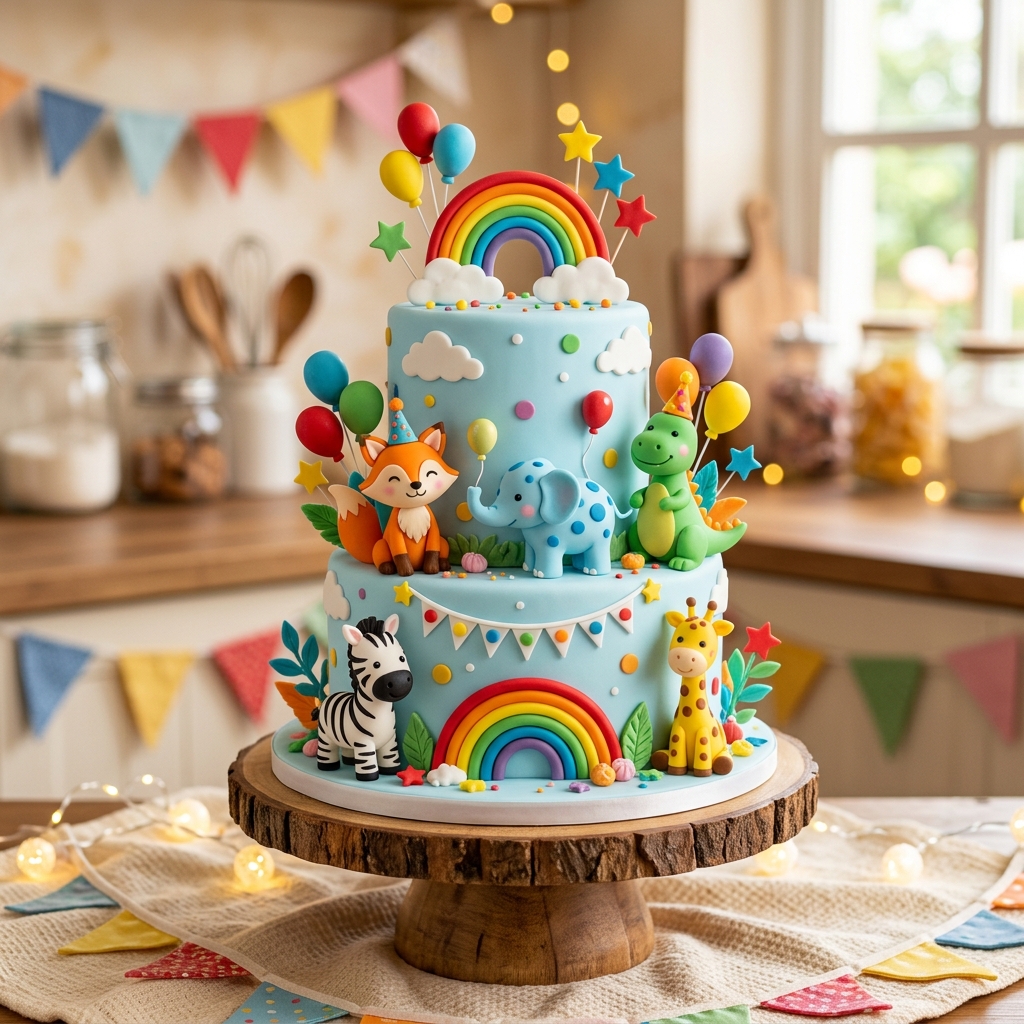 Kids Cartoon Cake