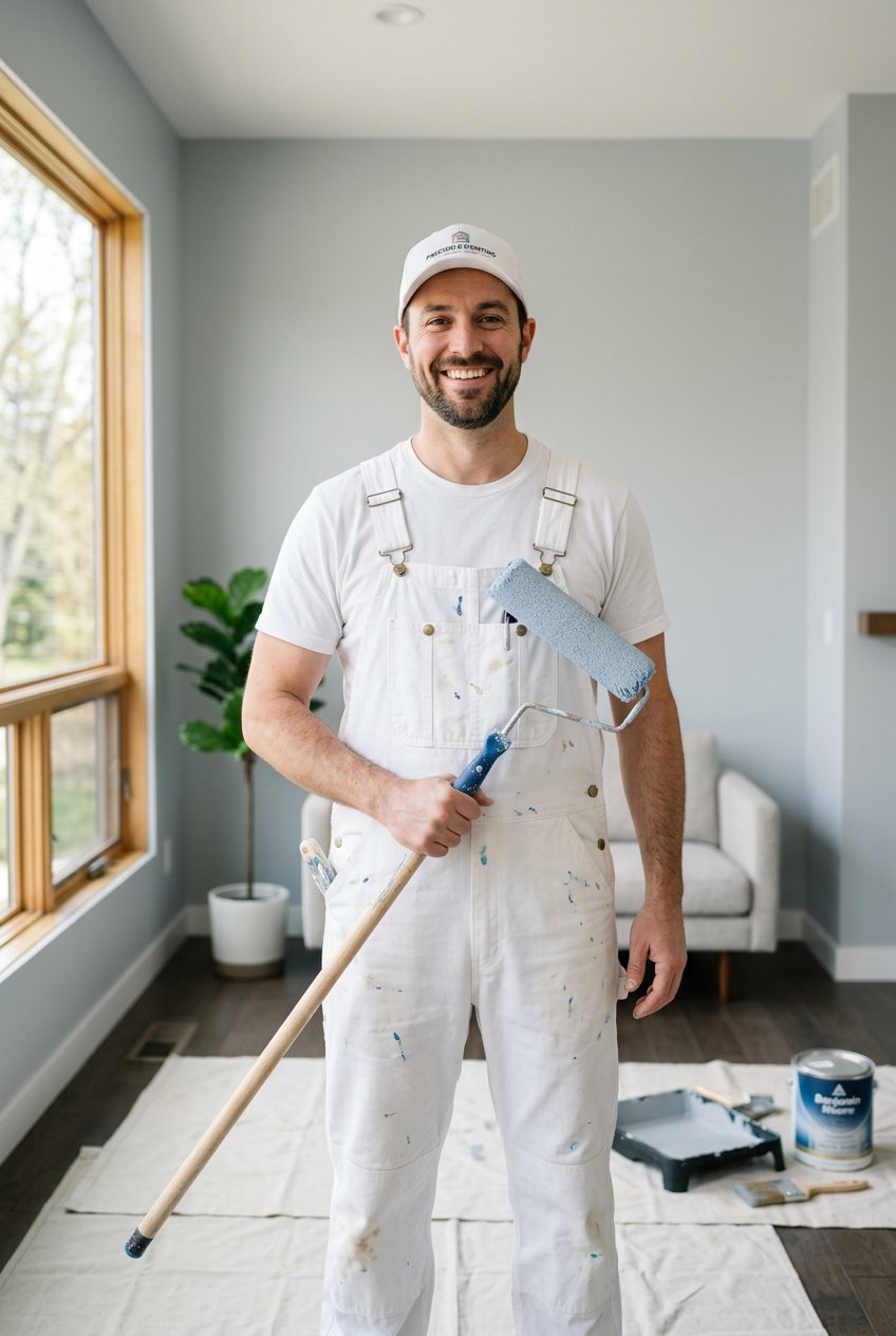 Professional painter from Reyes Home Services