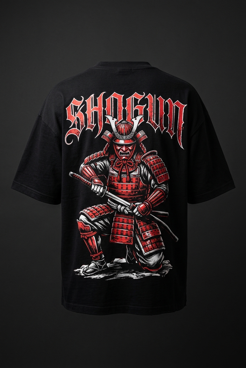 Urban Shogun Tee oversized back print