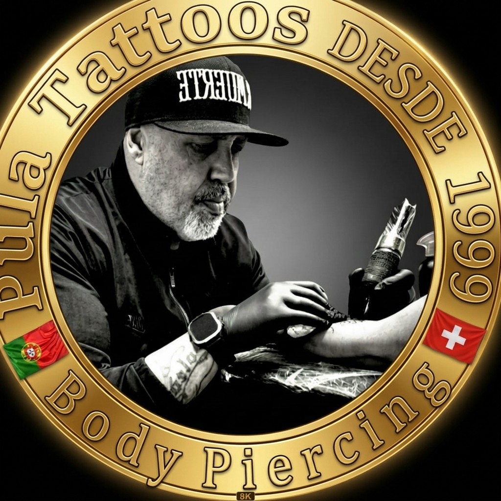 Logótipo Pula Tattoos Arte — Body Piercing, desde 1999